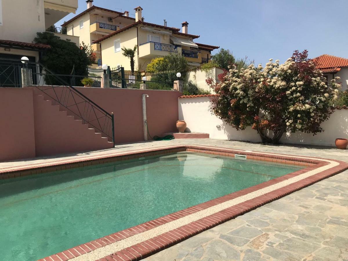 Maisonette With Sea View & Pool Villa Paliouri Exterior photo